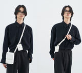 SSY(エスエスワイ)  SUPREME TOUCH RELAXED FIT SHIRT BLACK