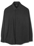 SSY(エスエスワイ)  SUPREME TOUCH RELAXED FIT SHIRT BLACK