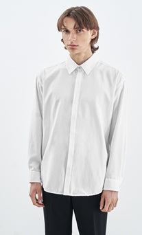 SSY(エスエスワイ) SUPREME TOUCH RELAXED FIT SHIRT WHITE