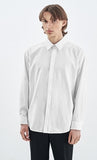 SSY(エスエスワイ) SUPREME TOUCH RELAXED FIT SHIRT WHITE