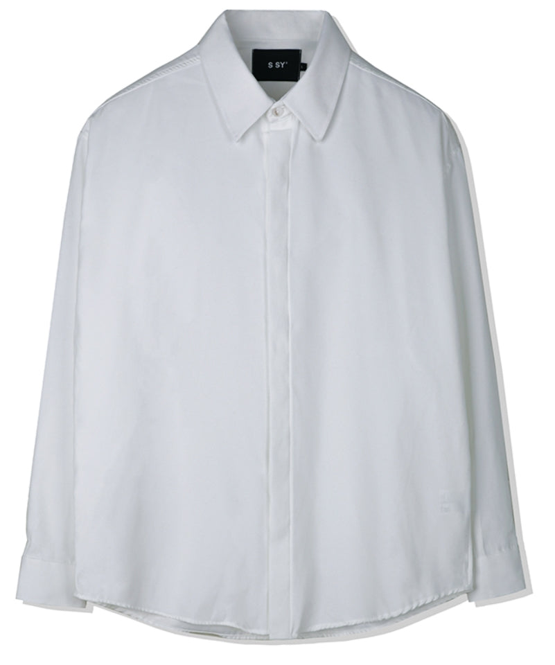 SSY(エスエスワイ) SUPREME TOUCH RELAXED FIT SHIRT WHITE