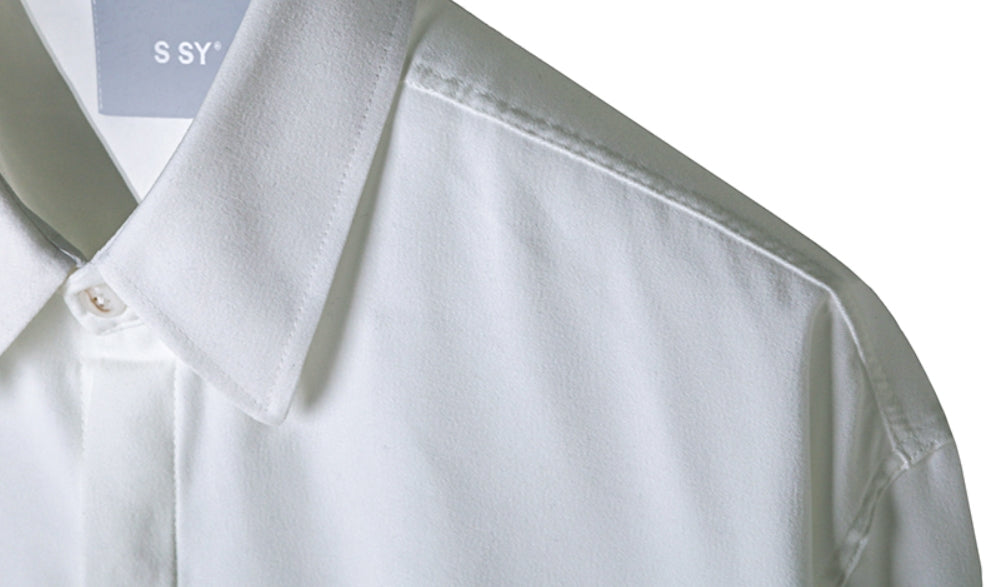 SSY(エスエスワイ) SUPREME TOUCH RELAXED FIT SHIRT WHITE