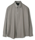 SSY(エスエスワイ) VERTICAL TIP BASIC SHIRT RELAXED FIT BEIGE