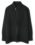 SSY(エスエスワイ) ZIPPER UP NECK BLOCK SHIRT JACKET