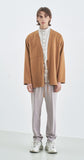 SSY(エスエスワイ)  MINIMAL BAR HANTEN SHIRT CARDIGAN BEIGE