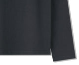 SSY(エスエスワイ) BUTTON UP HALF NECK LONG SLEEVE CHARCOAL