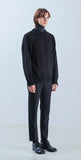 KND(ケイエンド) LOOSE FIT SOFT TOUCH DAMAGED KNIT BLACK-K