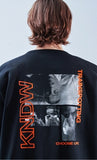 KND(ケイエンド) DUST TSPT GRAPHIC SWEAT SHIRT-K