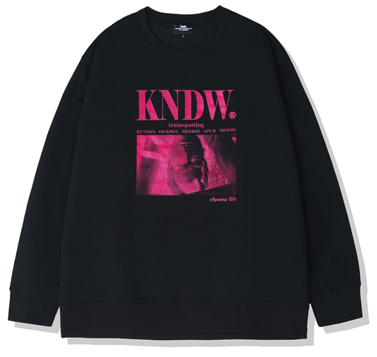 KND(ケイエンド) MARK RENTON GRAPHIC SWEAT SHIRT-K