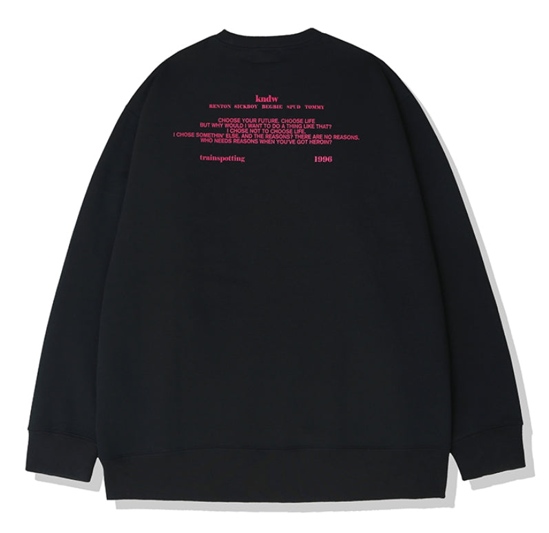 KND(ケイエンド) MARK RENTON GRAPHIC SWEAT SHIRT-K