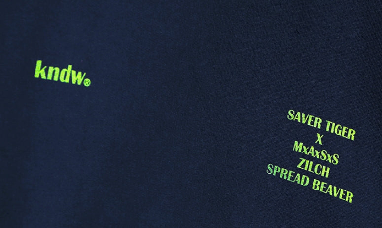 KND(ケイエンド) VIOLENCE HIDE GRAPHIC HOODY-K