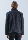 KND(ケイエンド) WOOL BLEND TWEED BLOUSON KHAKI-K