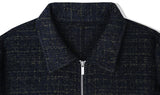 KND(ケイエンド) WOOL BLEND TWEED BLOUSON KHAKI-K