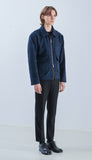 KND(ケイエンド) WOOL BLEND TWEED BLOUSON NAVY-K