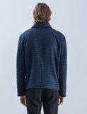 KND(ケイエンド) WOOL BLEND TWEED BLOUSON NAVY-K