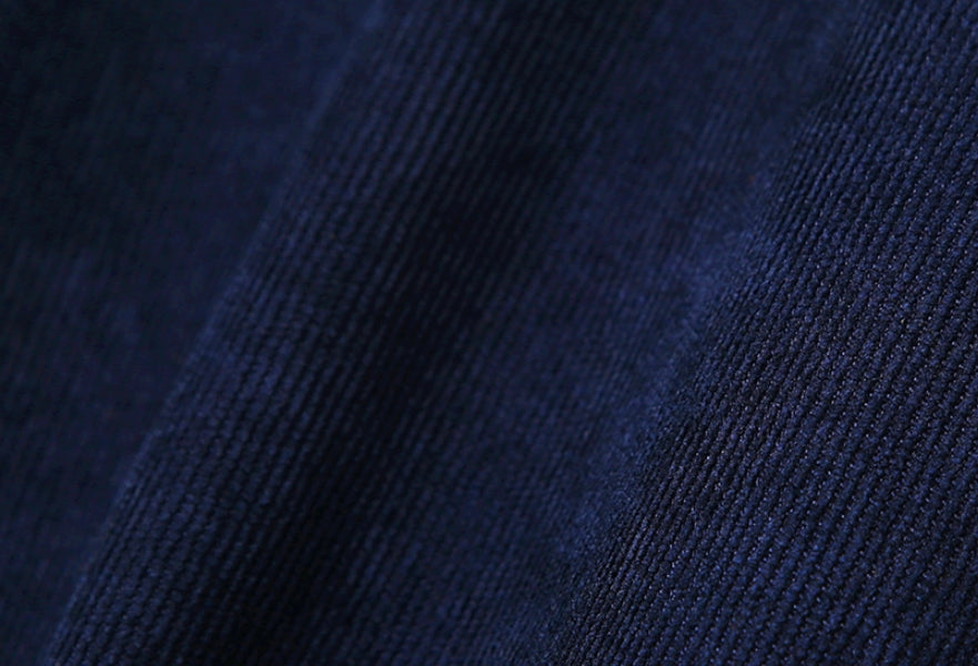 KND(ケイエンド) 2POCKET SOFT LUSTER CORDUROY SHIRT NAVY-K