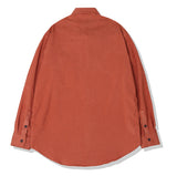 KND(ケイエンド) 2POCKET SOFT LUSTER CORDUROY SHIRT ORANGE-K