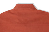 KND(ケイエンド) 2POCKET SOFT LUSTER CORDUROY SHIRT ORANGE-K