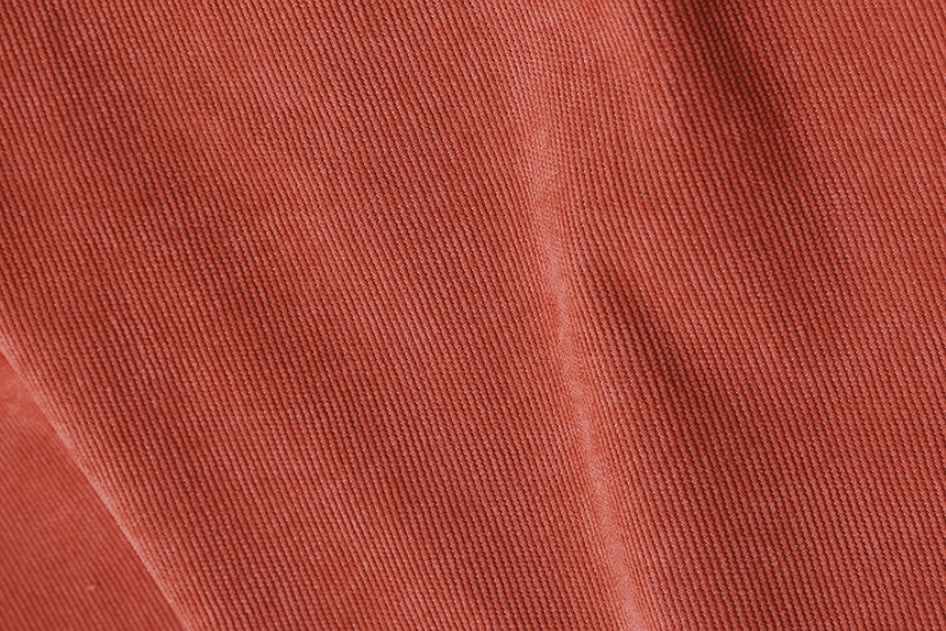 KND(ケイエンド) 2POCKET SOFT LUSTER CORDUROY SHIRT ORANGE-K