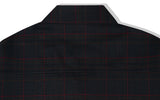 KND(ケイエンド) BLACK SOFT LUSTER CHECK SHIRT-K