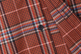 KND(ケイエンド) ORANGE SOFT LUSTER CHECK SHIRT-K