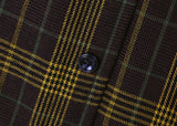 KND(ケイエンド) BROWN TARTAN CHECK SHIRT-K