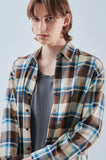 KND(ケイエンド) IVORY MULTI TARTAN CHECK SHIRT-K