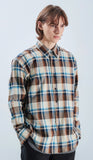 KND(ケイエンド) IVORY MULTI TARTAN CHECK SHIRT-K