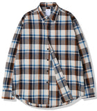 KND(ケイエンド) IVORY MULTI TARTAN CHECK SHIRT-K