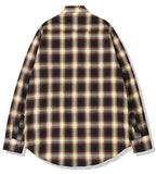 KND(ケイエンド) YELLOW OMBRE CHECK SHIRT-K