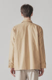 KND(ケイエンド) ZIPPER WORK SHIRTS JACKET LOOSE FIT BG