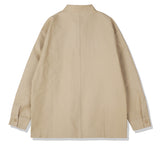 KND(ケイエンド) ZIPPER WORK SHIRTS JACKET LOOSE FIT BG
