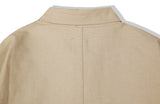 KND(ケイエンド) ZIPPER WORK SHIRTS JACKET LOOSE FIT BG