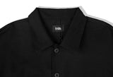 KND(ケイエンド) ZIPPER WORK SHIRTS JACKET LOOSE FIT BK