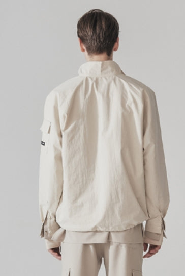 KND(ケイエンド) PEACH SKIN UTILITY POCKET ANORAK IV