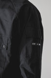 KND(ケイエンド) PEACH SKIN UTILITY POCKET ANORAK BK