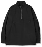 KND(ケイエンド) PEACH SKIN UTILITY POCKET ANORAK BK