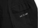 KND(ケイエンド) PEACH SKIN UTILITY POCKET ANORAK BK