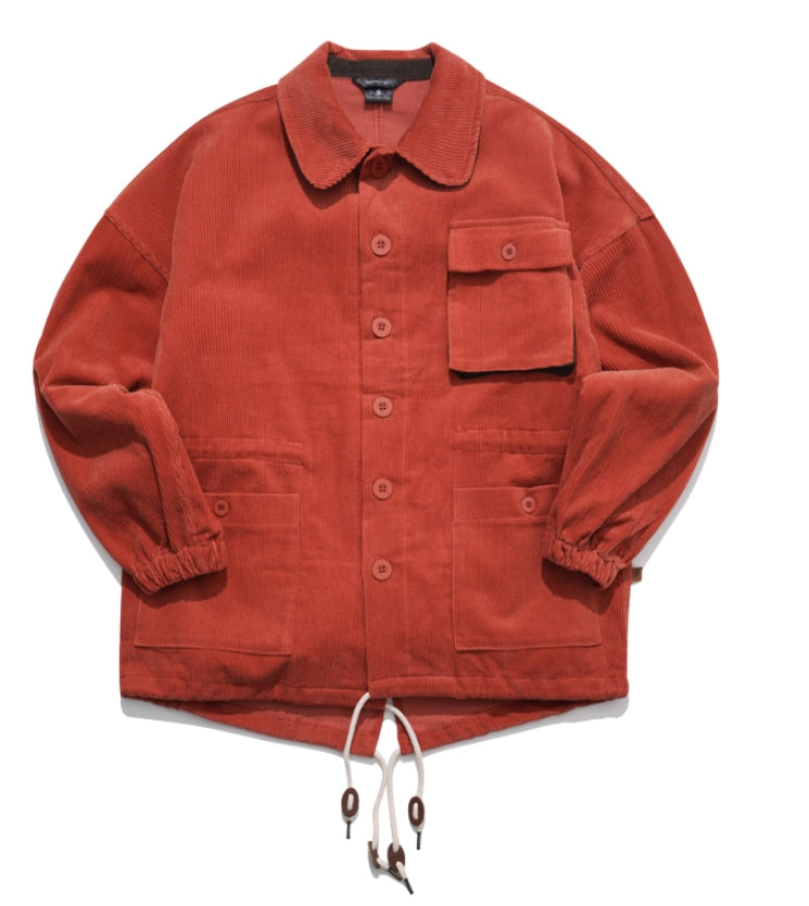ダブルユーブイプロジェクト(WV PROJECT)  Cookie Dough Corduroy Fishtail Jacket Carat Brown CJOT7424