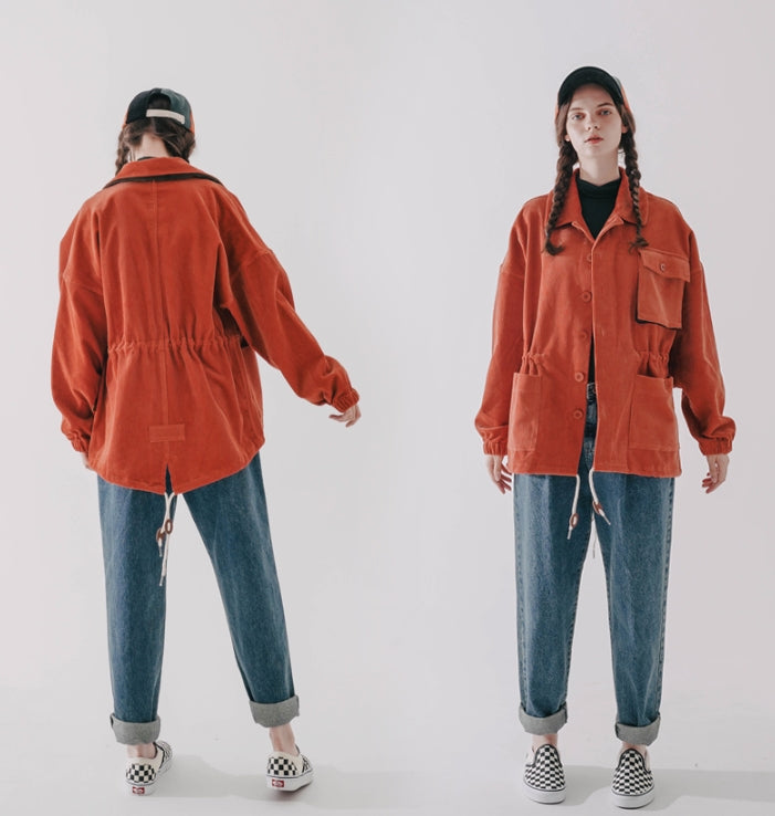 ダブルユーブイプロジェクト(WV PROJECT)  Cookie Dough Corduroy Fishtail Jacket Carat Brown CJOT7424