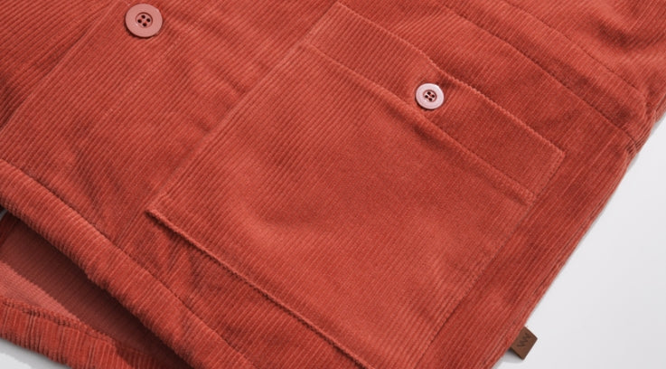 ダブルユーブイプロジェクト(WV PROJECT)  Cookie Dough Corduroy Fishtail Jacket Carat Brown CJOT7424