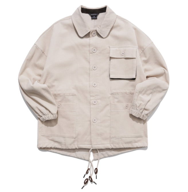 ダブルユーブイプロジェクト(WV PROJECT)  Cookie Dough Corduroy Fishtail Jacket Cream CJOT7424