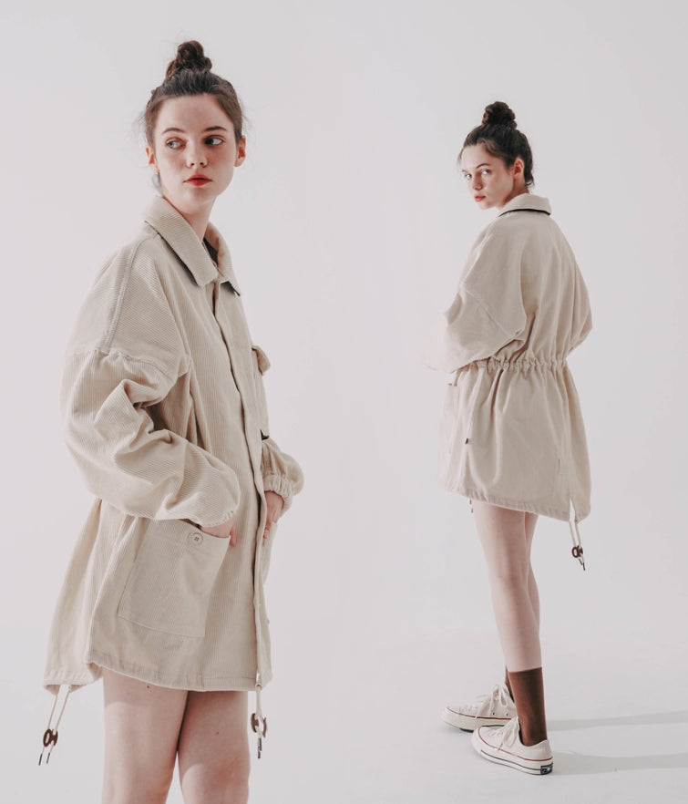 ダブルユーブイプロジェクト(WV PROJECT)  Cookie Dough Corduroy Fishtail Jacket Cream CJOT7424