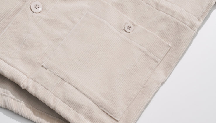 ダブルユーブイプロジェクト(WV PROJECT)  Cookie Dough Corduroy Fishtail Jacket Cream CJOT7424