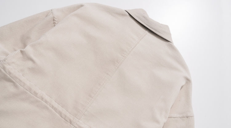 ダブルユーブイプロジェクト(WV PROJECT)  Cookie Dough Corduroy Fishtail Jacket Cream CJOT7424