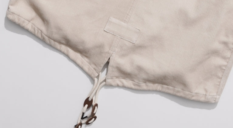 ダブルユーブイプロジェクト(WV PROJECT)  Cookie Dough Corduroy Fishtail Jacket Cream CJOT7424