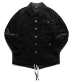 ダブルユーブイプロジェクト(WV PROJECT)  Cookie Dough Corduroy Fishtail Jacket Black CJOT7424