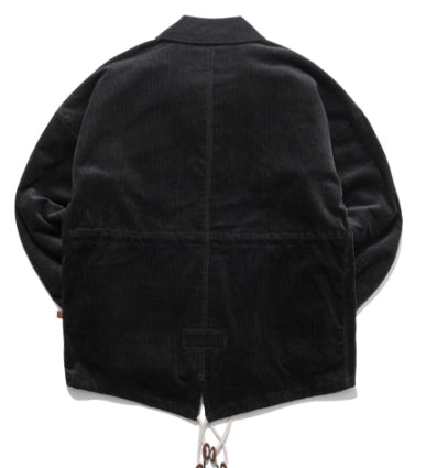 ダブルユーブイプロジェクト(WV PROJECT)  Cookie Dough Corduroy Fishtail Jacket Black CJOT7424