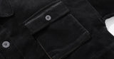 ダブルユーブイプロジェクト(WV PROJECT)  Cookie Dough Corduroy Fishtail Jacket Black CJOT7424