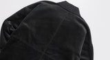 ダブルユーブイプロジェクト(WV PROJECT)  Cookie Dough Corduroy Fishtail Jacket Black CJOT7424